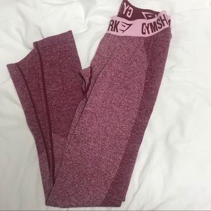 Gymshark Flex Leggings - Beet Marl